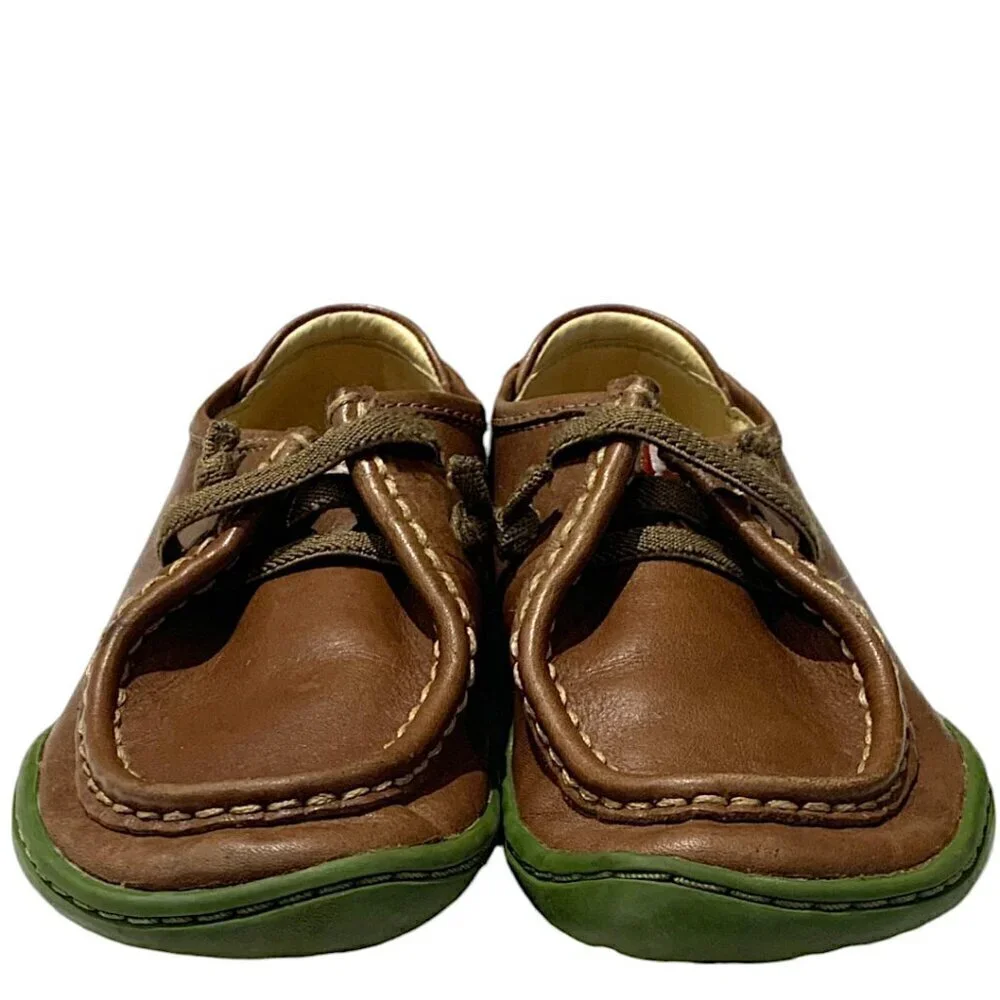 CAMPER Brown Leather Moccasin Shoes Size 10.5